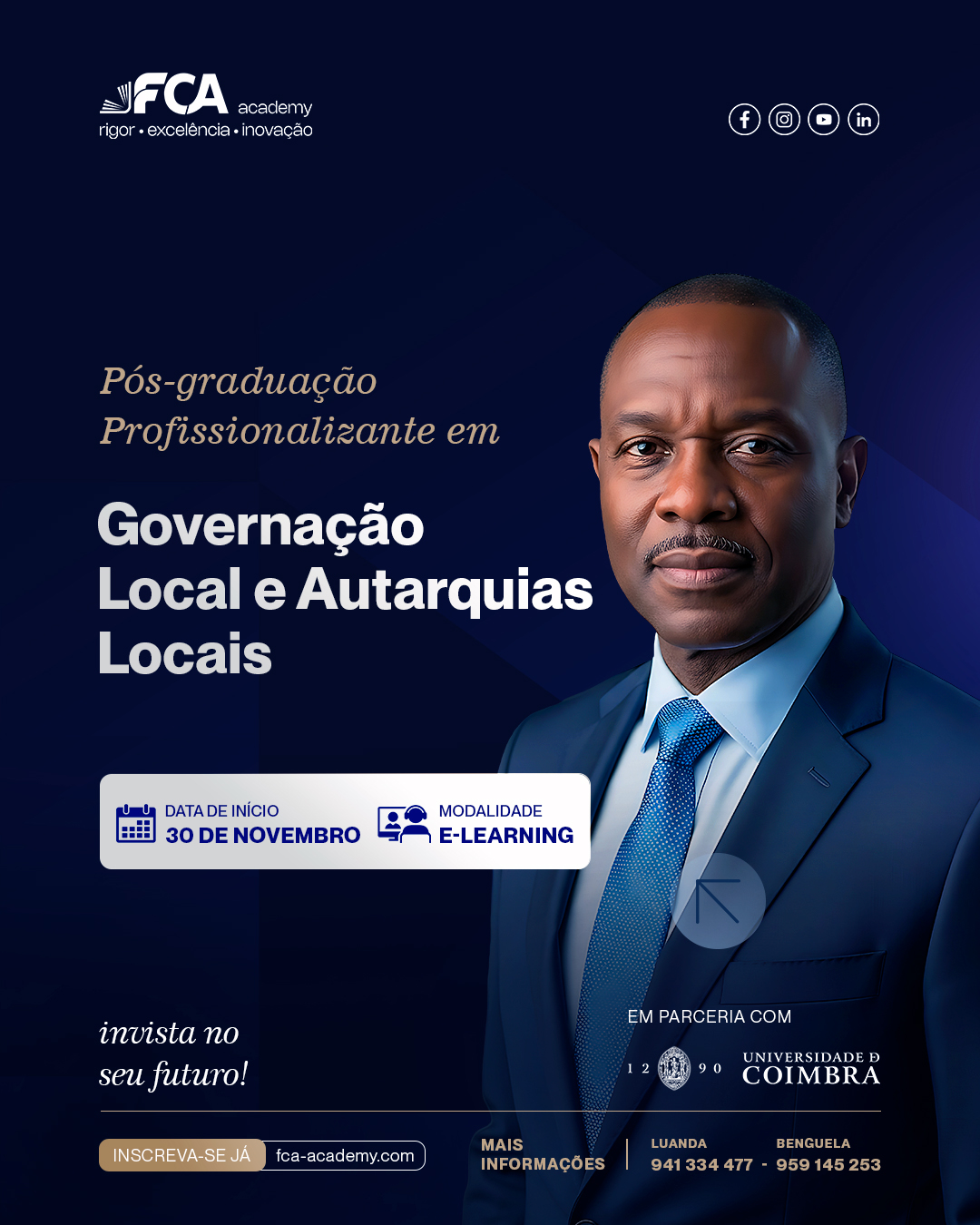 Pós-Graduação em Governação Local e Autarquias Locais